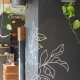starbuksスターバックス柱ラインアート